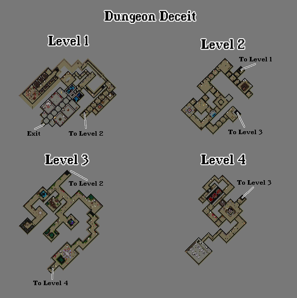 Dungeon Deceit Map
