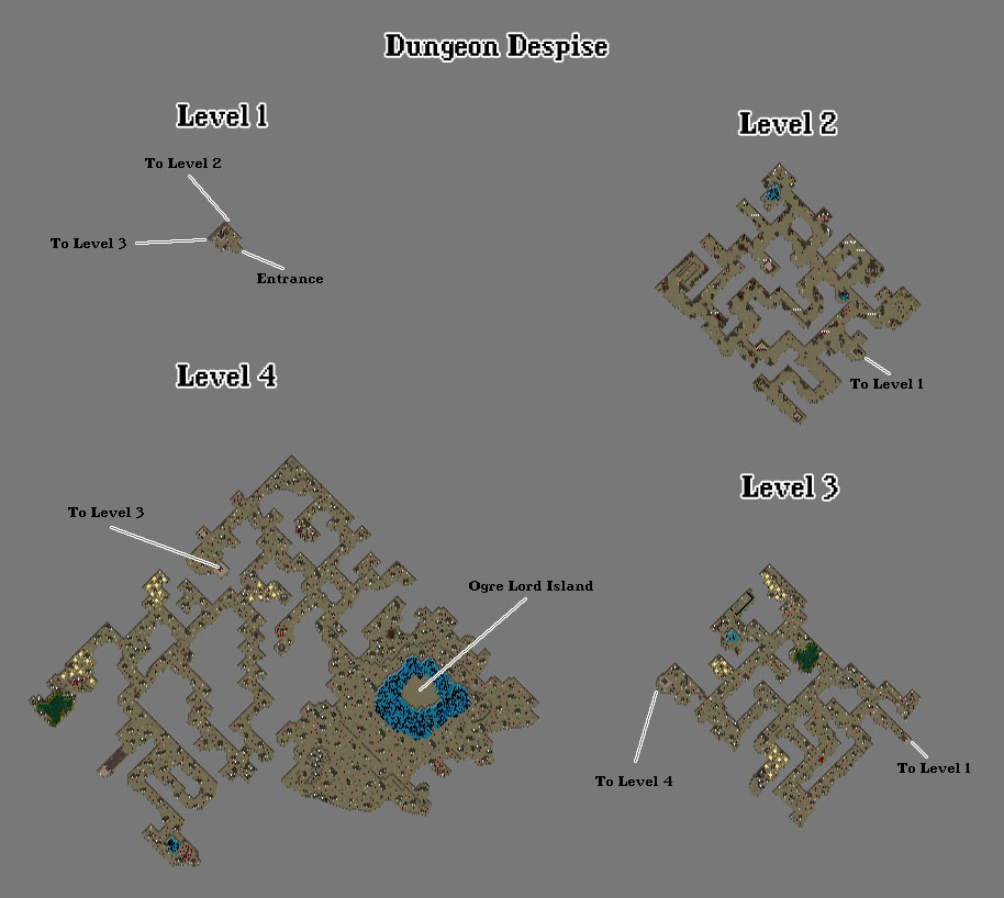 Dungeon Despise Map