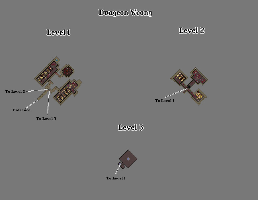 Dungeon Wrong Map